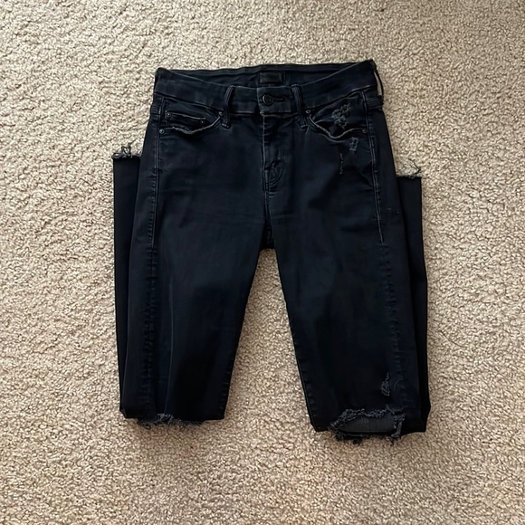 Black Mother Skinny Jeans - Picture 3 of 7